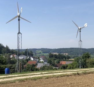 Kleinwindenergie an Ortschaft