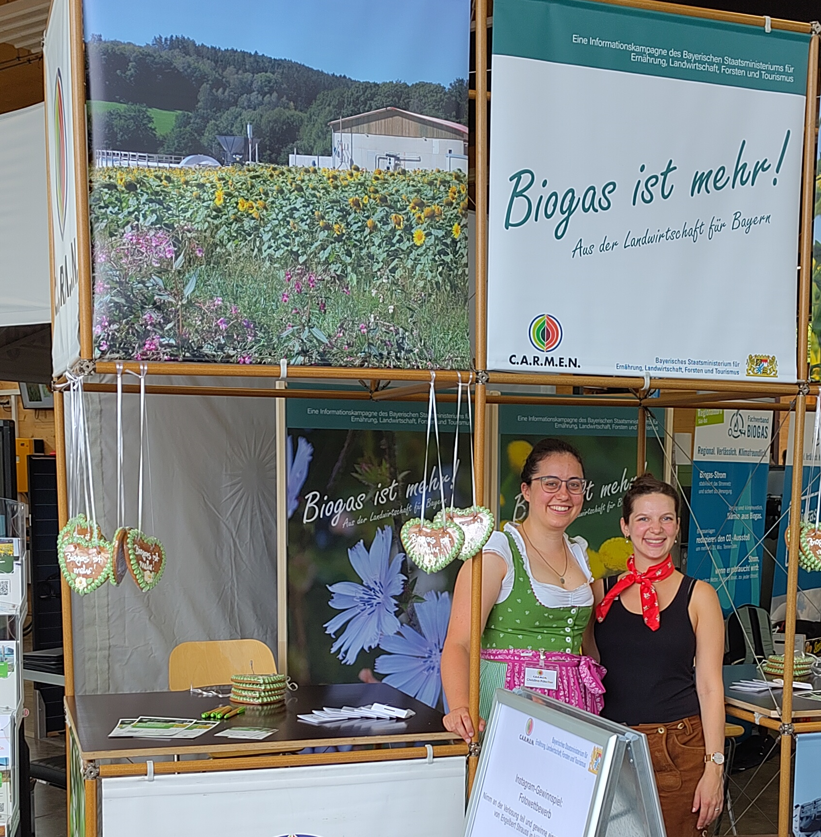 Biogas-Informationskampagne präsentiert sich beim Johannitag in Triesdorf